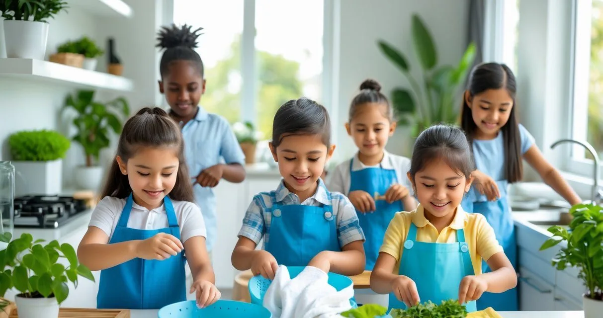 Aktiviteter dine børn kan lære af og tjene lommepenge på i hjemmet