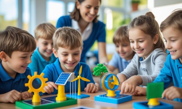Sjove og lærerige aktiviteter om vedvarende energikilder for børn