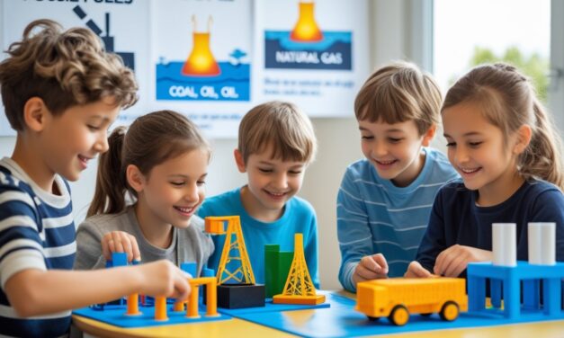 Sjove og lærerige aktiviteter for børn om brændstoffer fra fossile kilder