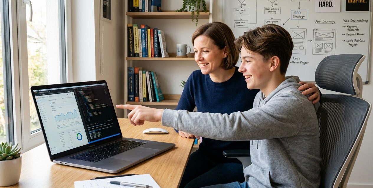 Sådan hjælper du dit barn, som drømmer om at arbejde med webudvikling eller online marketing